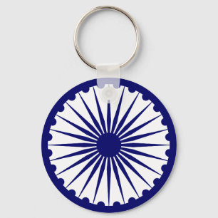 Indien Ashoka Chakra Nyckelring