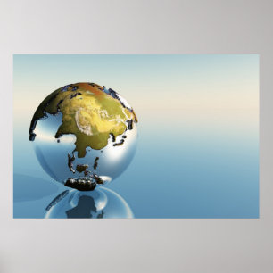 INDIEN, ASIEN, JAPAN-SKRIVET POSTER