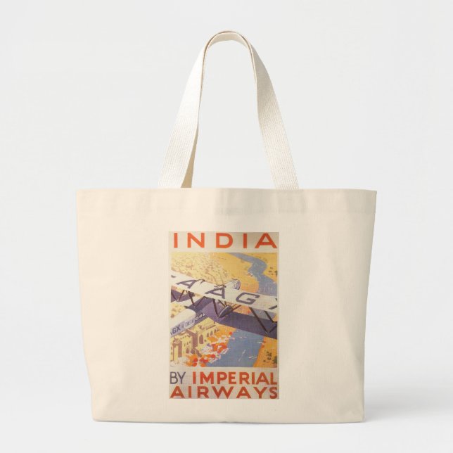 Indien av Imperial Airways Jumbo Tygkasse (Framsidan)