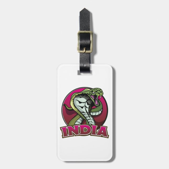 Indien Bagagebricka (Vertikal Framsida)