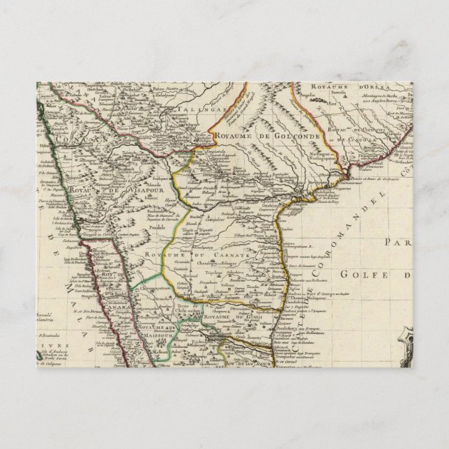 Indien, Bangladesh, Asien Vykort (Framsida)