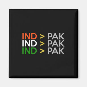 Indien Bättre Än Pakistan Indisk Cricket Tröja Magnet