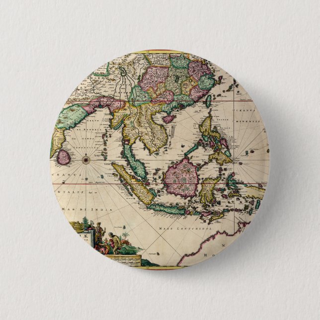 Indien & Ceylon till Australien Knapp (Framsida)