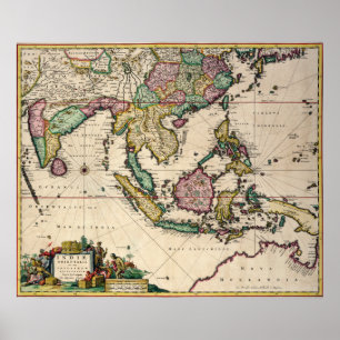 Indien & Ceylon till Australien Poster