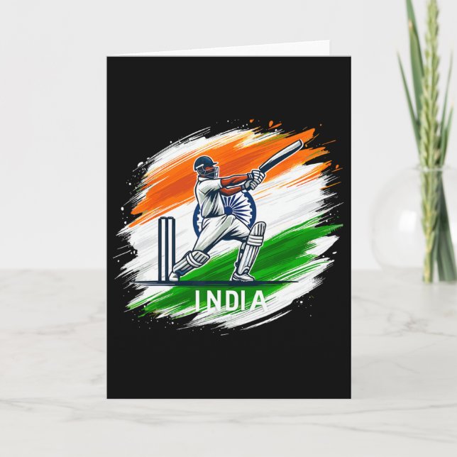 Indien Cricket 3  Kort (Framsida)