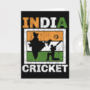 Indien Cricket Spelare Cricketer T Och Ll Sport Kä Kort