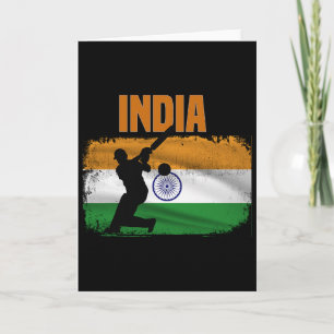 Indien Cricket Supportrar Indiens Cricket Fans Ind Kort