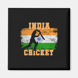 Indien Cricket Supportrar Indiens Cricket Fans Ind Magnet
