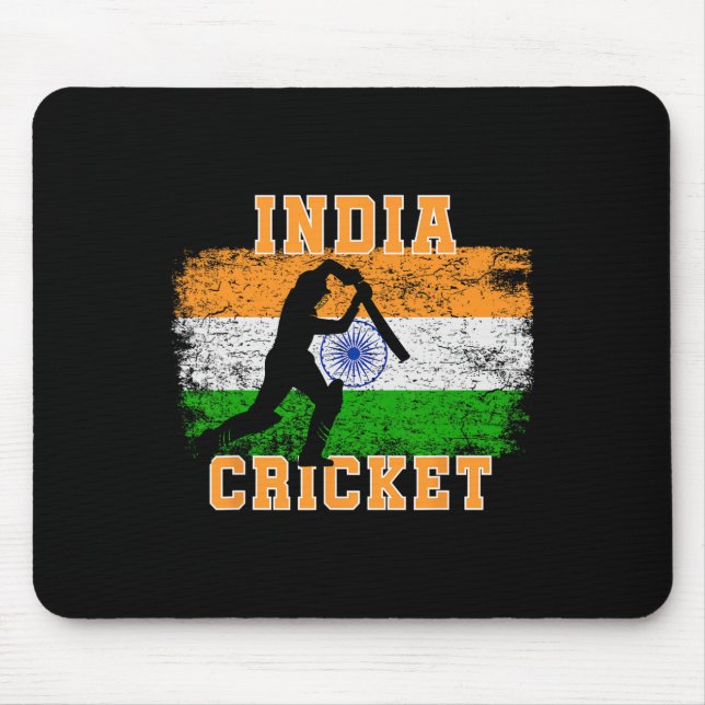 Indien Cricket Supportrar Indiens Cricket Fans Ind Musmatta (Framsidan)
