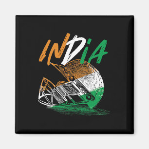 Indien cricketlag cricketspelare cricketspelare magnet