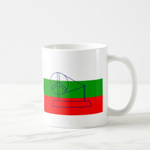 Indien flagga (1921) kaffemugg