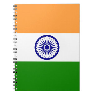 Indien-flagga Anteckningsbok