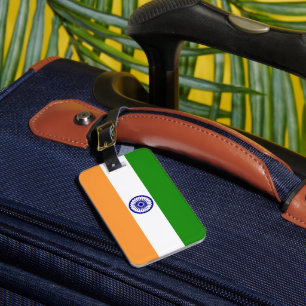 Indien-flagga Bagagebricka