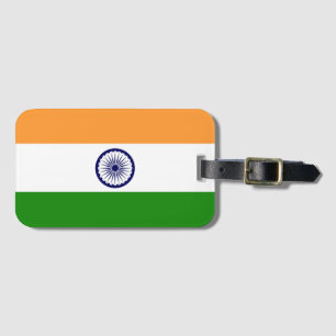 Indien-Flagga Bagagebricka