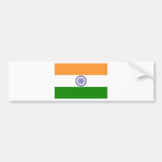 Indien flagga bildekal