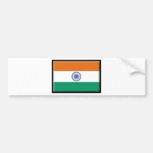 Indien flagga bildekal