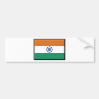 Indien flagga bildekal