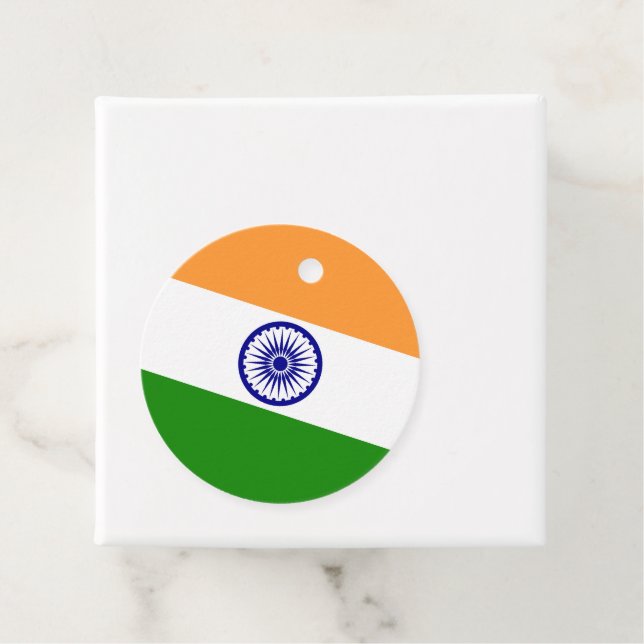 Indien-flagga Gåvor Etiketter (På plats)