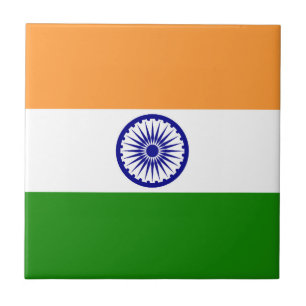Indien-flagga Kakelplatta