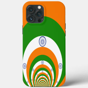 Indien Flagga Kaleidoscope: Oändlig enighet och pa
