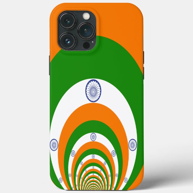 Indien Flagga Kaleidoscope: Oändlig enighet och pa (Baksida)