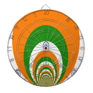 Indien Flagga Kaleidoscope: Oändlig enighet och pa Piltavla