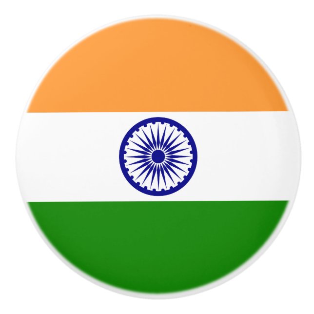 Indien-flagga Knopp (Framsidan)