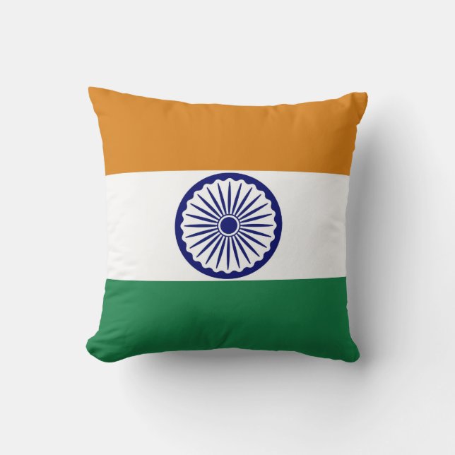 Indien flagga kudde (Framsida)