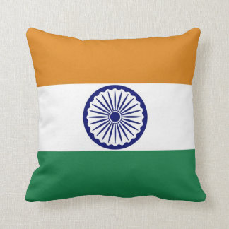 Indien flagga kudde