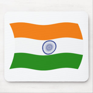 Indien Flagga Mousepad Musmatta