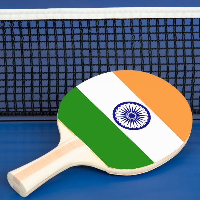 Indien-flagga Pingisracket (Insitu)