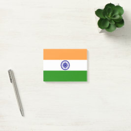 Indien-flagga Post-it Block