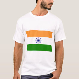 Indien-Flagga T Shirt