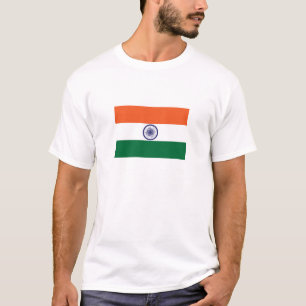Indien-Flagga T Shirt