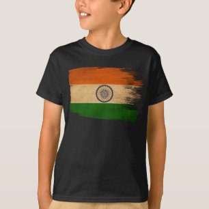 Indien flagga tee