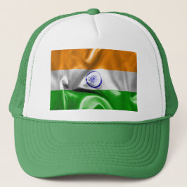 Indien-Flagga Truckerkeps