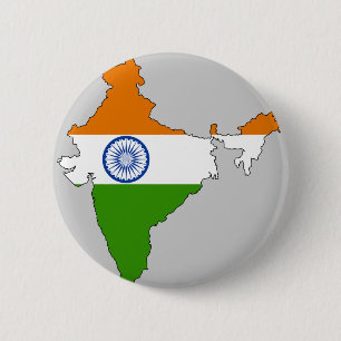Indien flaggakarta knapp