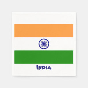Indien flaggaservetter pappersservett