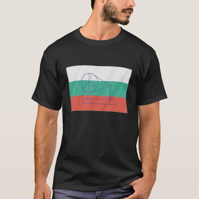 Indien föreslog en Flagga för oberoende T Shirt (Framsida)