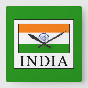 Indien Fyrkantig Klocka