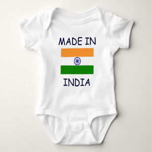 INDIEN: GJORD I INDIA baby-skjortan Tee