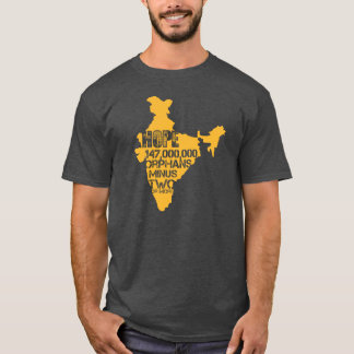 Indien - hoppadoptionskjorta tee shirt