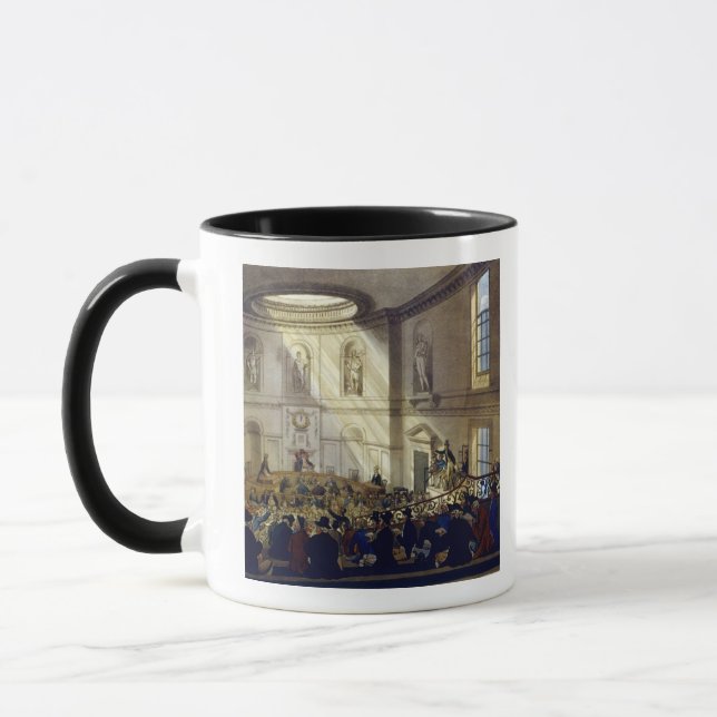 Indien hus, Salerummet, från 'Ackermanns Micr Mugg (Vänster)