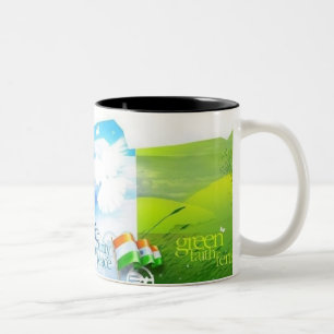 Indien independence daymugg Två-Tonad mugg