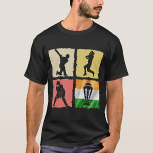 Indien - Indien Cricket - Support India Cricket fo T Shirt