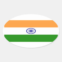 Indien - Indiens nationella Flagga