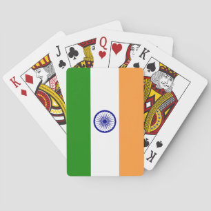 Indien (indier) flagga casinokort