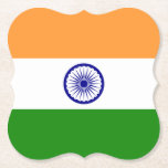 Indien (indiska) Flagga Underlägg Papper<br><div class="desc">Anpassade World Flagga Products ( i världen) - Lägg gärna till din egen text.</div>