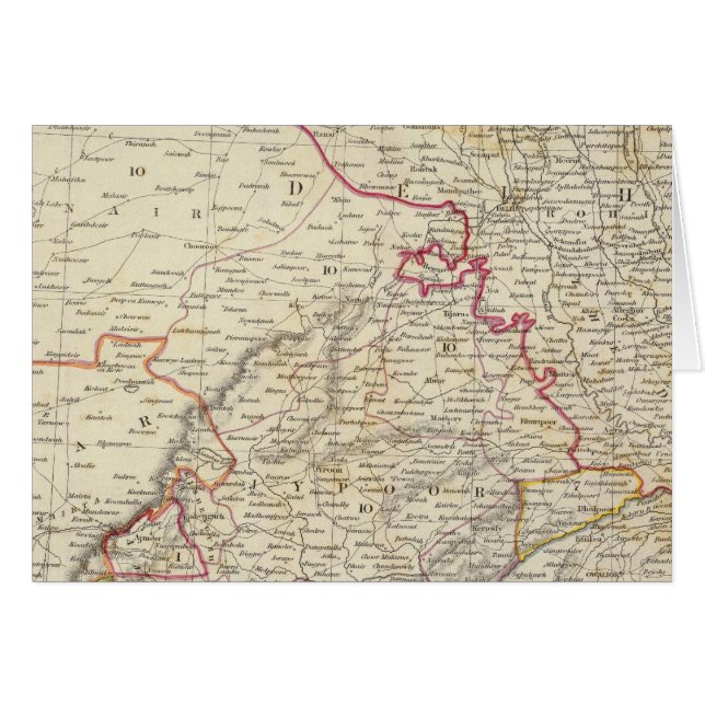 Indien IX Hälsningskort (Framsidan Horizontal)