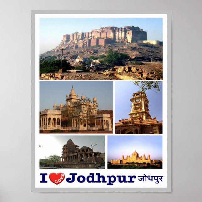 Indien - Jodhpur - I Kärlek - Poster (Framsidan)